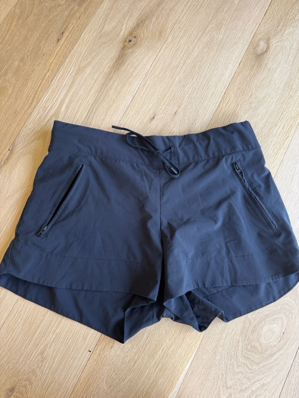 Women's Black Active Drawstring Shorts